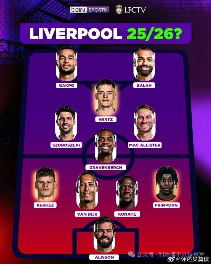 皇冠信用盘
_詹俊:若利物浦能跟上曼城的引援步伐皇冠信用盘
,下赛季这样的首发可否一战