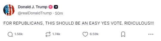 狼队VS曼彻斯特城_特朗普“大漂亮法案”在众议院受阻!五名共和党反对狼队VS曼彻斯特城,另有八人未投票