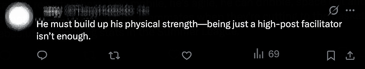 皇冠足球网_美媒热议杨瀚森NBA夏季联赛出色表现 网友称开拓者捡了“大漏”皇冠足球网!
