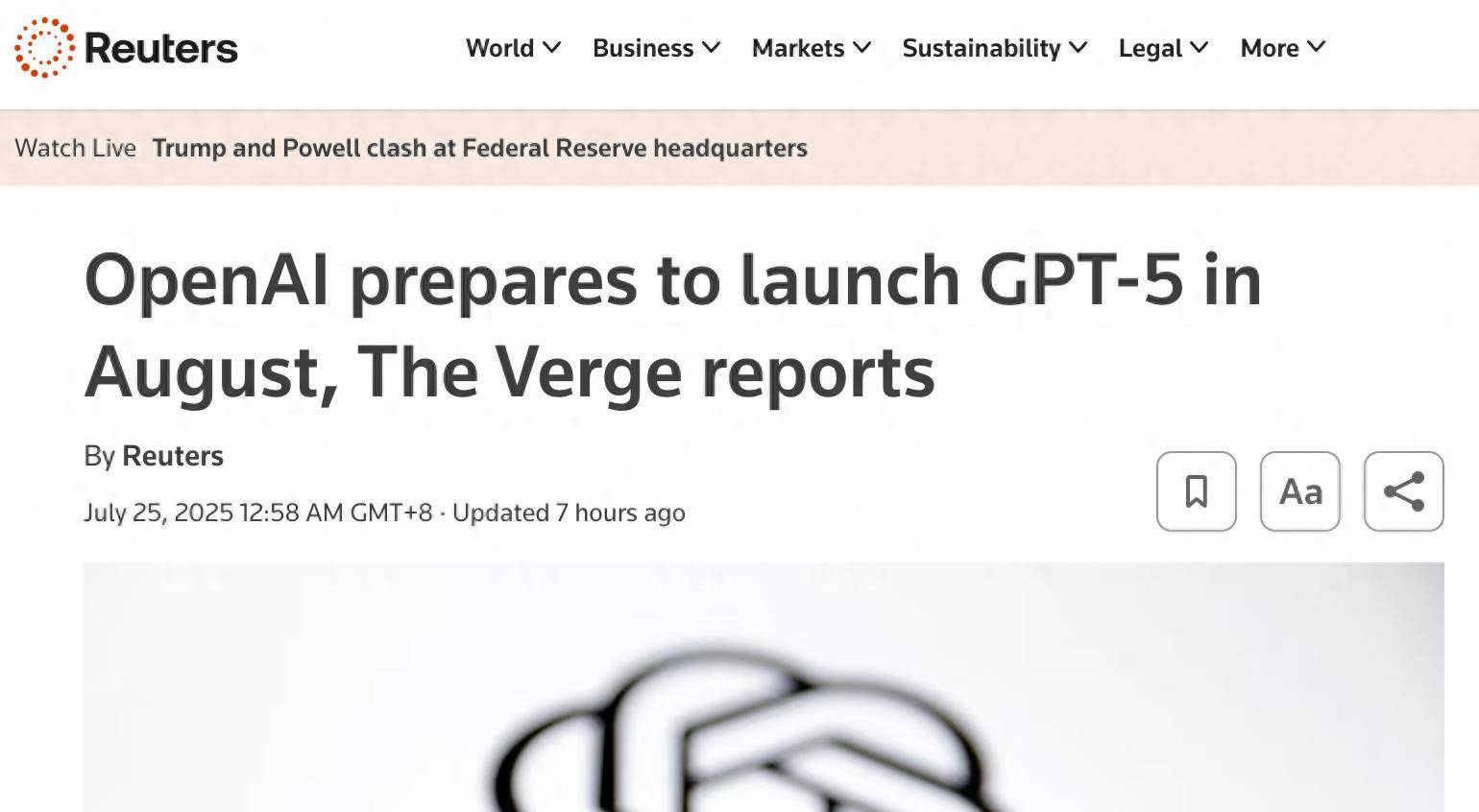 圣帕特里克 vs卡里鲁_外媒：OpenAI 计划在 8 月推出 GPT-5