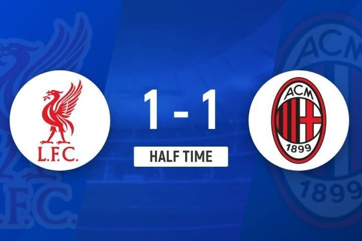 皇冠信用網登2代理申_半场-莱奥破门后致敬若塔索博十分角吊射扳平 利物浦暂1-1米兰