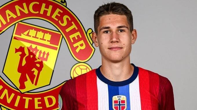 皇冠足球平台代理_邮报：曼联寻马奎尔接班人皇冠足球平台代理，派球探考察挪威20岁中卫赫兰德