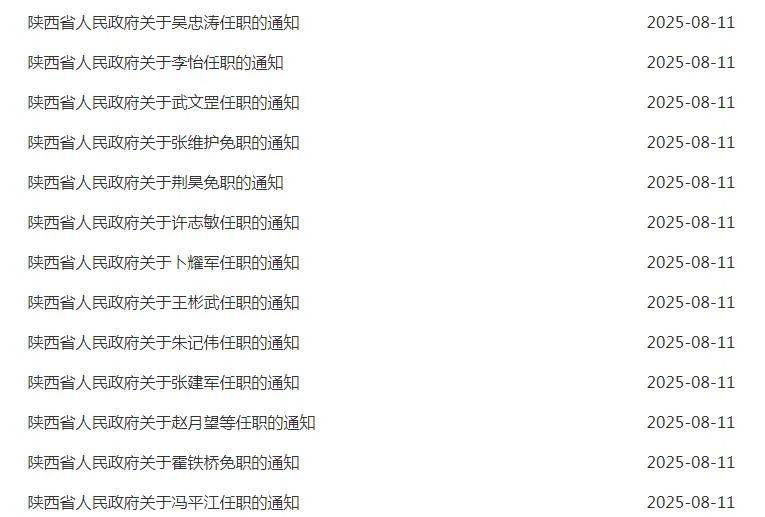 皇冠信用網会员账号_陕西省政府发布任免职通知