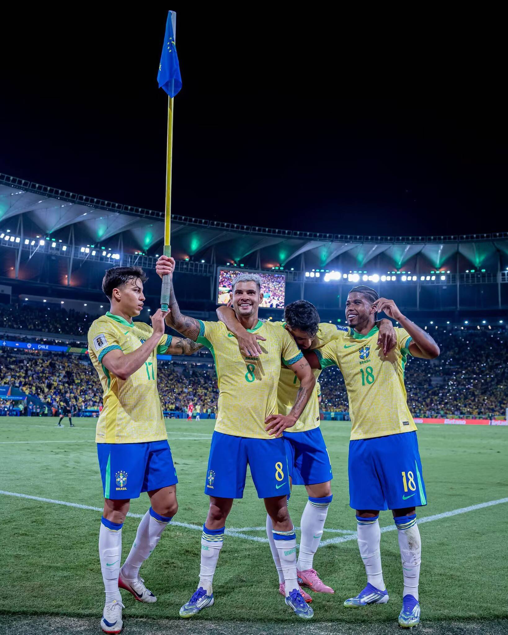 皇冠信用盘申请_世预赛-埃斯特旺倒钩破门恩里克策动两球 巴西3-0智利