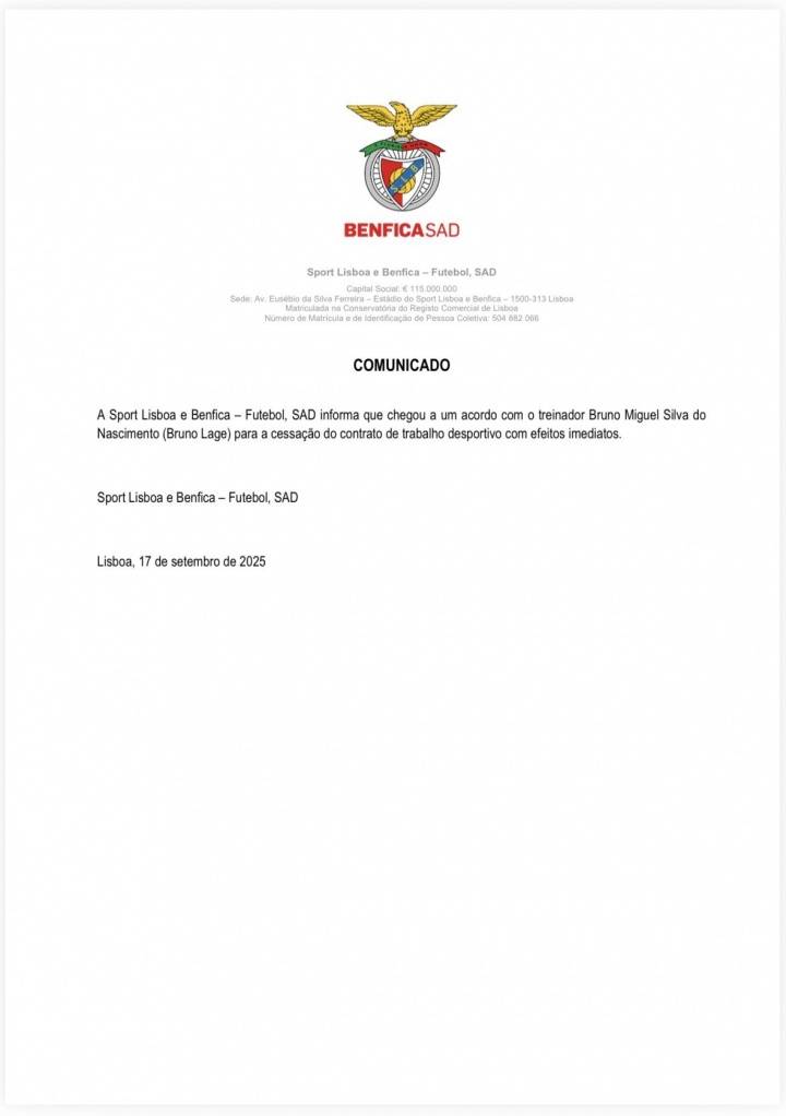 瑞士甲组联赛_阿莫林接手瑞士甲组联赛?本菲卡欧冠连丢3球爆冷输球 主帅光速被解雇