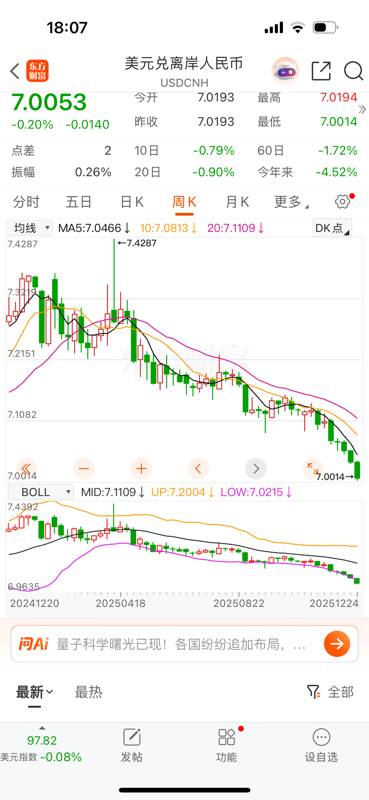 皇冠体育正网_人民币兑美元逼近7大关皇冠体育正网，杭州市民8000多美元存款一年亏了1000多元
