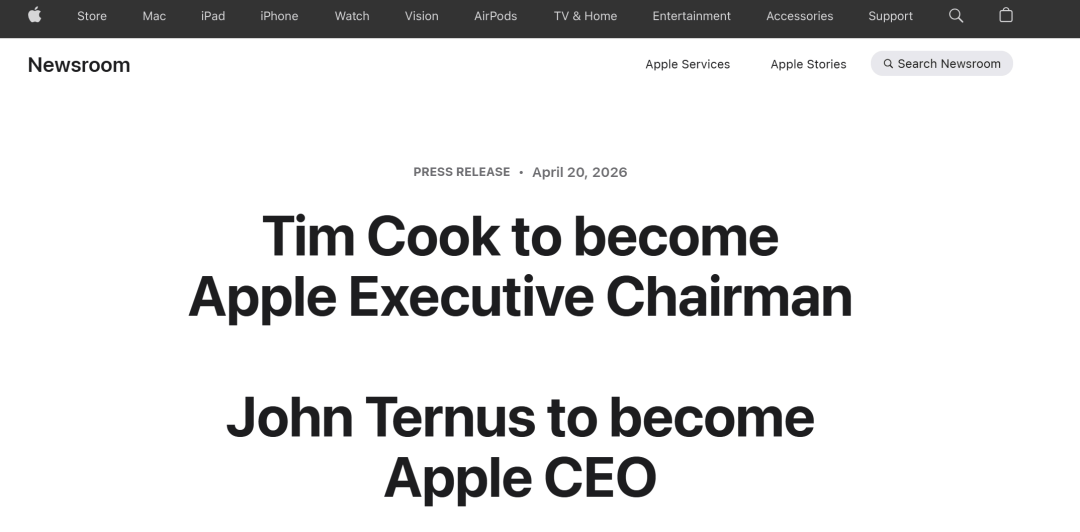 皇冠信用网开户_突发!库克卸任苹果CEO皇冠信用网开户,一个时代结束了